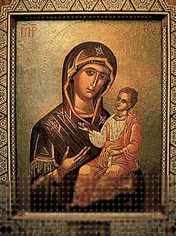 The picture of Our Lady painted by St. Luke